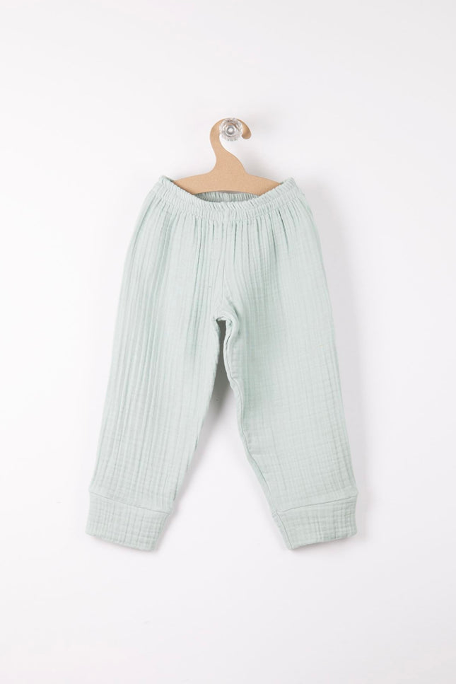 Toodler 100% Cotton Muslin Pants, 3 Colors, 1-6 Years