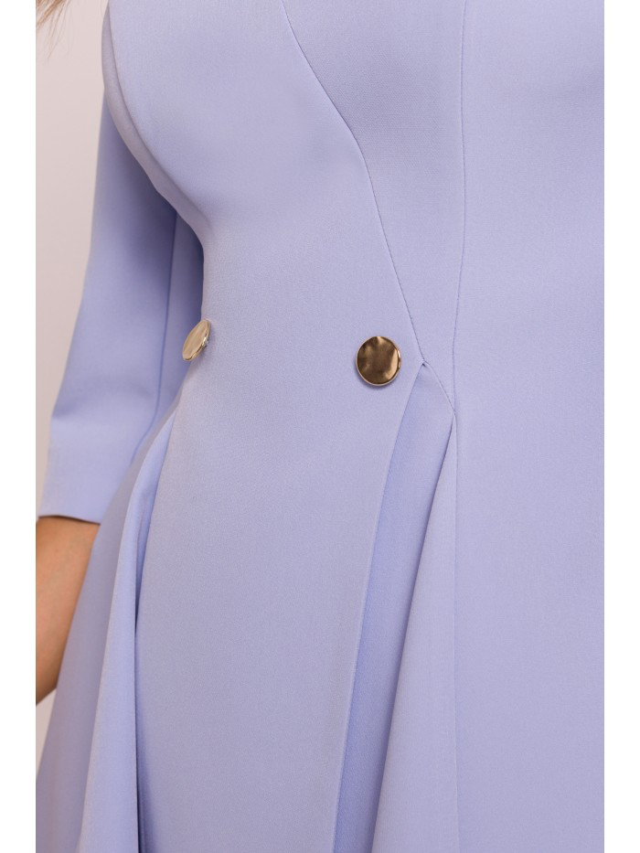 V-Neck Mini Dress: Flared Spring Party Outfit