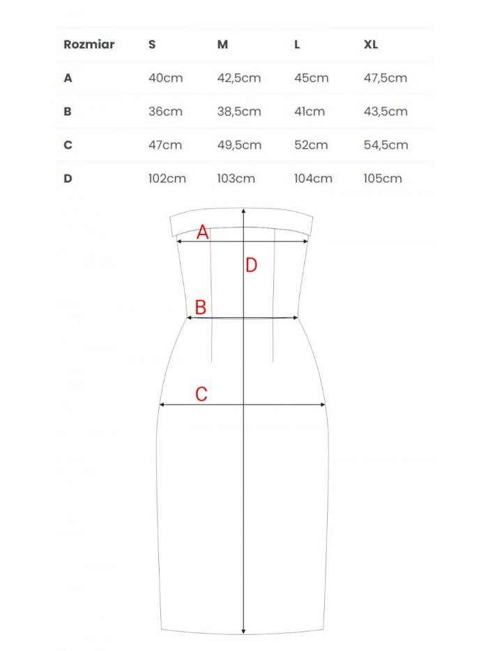 Strapless Pencil Midi Dress: Elegant Cotton Blend Cocktail Dress