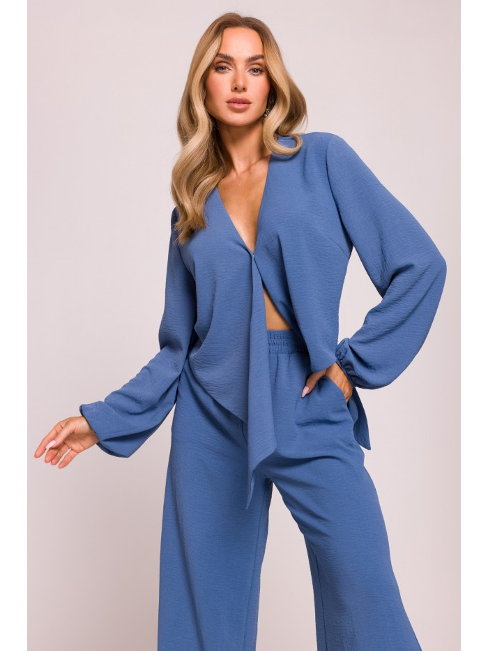 Tailored Blouse with Modern Fit – Women’s Elegant Office Jacket