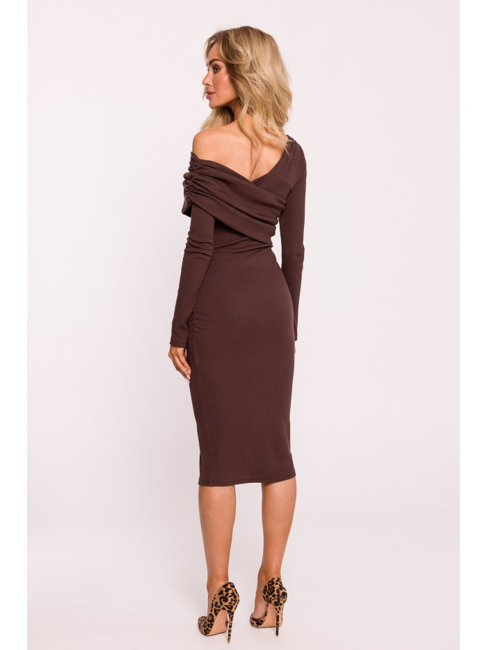Classic Knit Day Dress – Perfect for Work and Weekend Wear