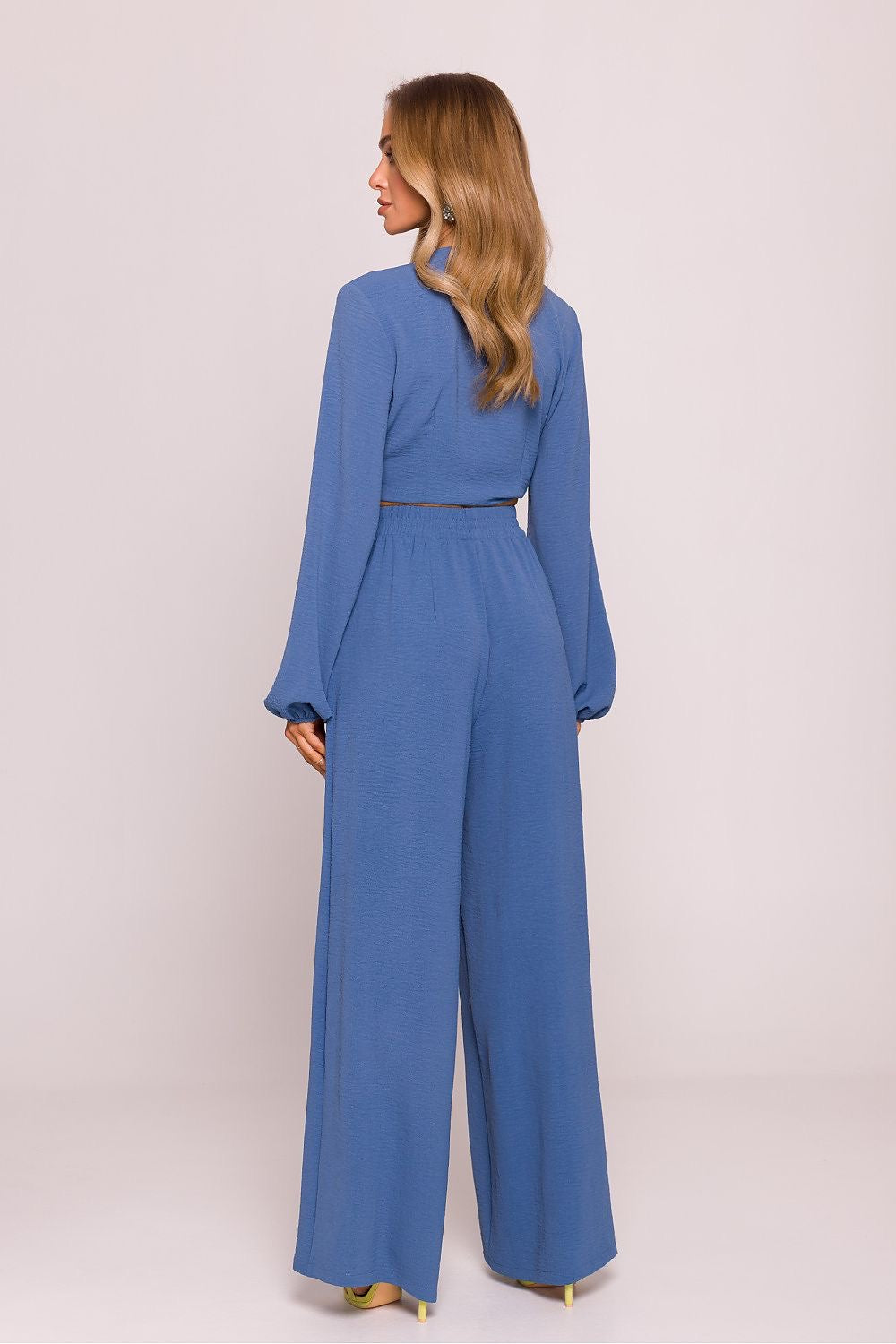 High-Waisted Wide Leg Trousers – Women’s Workwear Pants