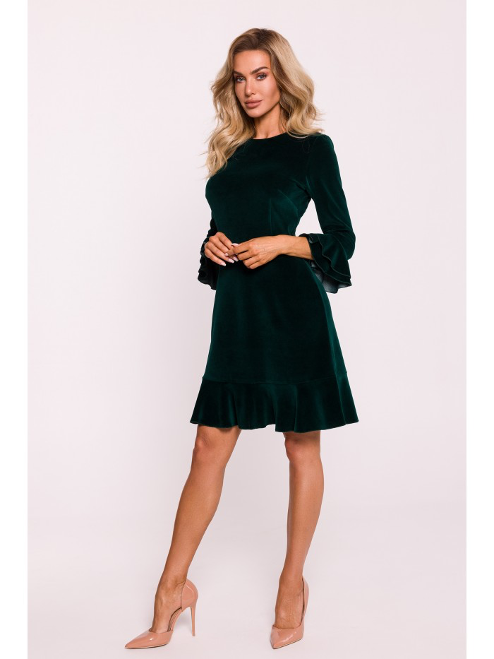 Classic Long Sleeve Day Dress – Feminine Everyday Outfit