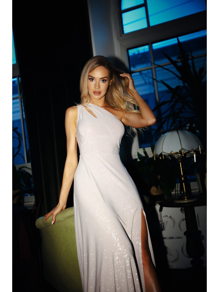 Evening Dress with Slit – Formal Party Gown