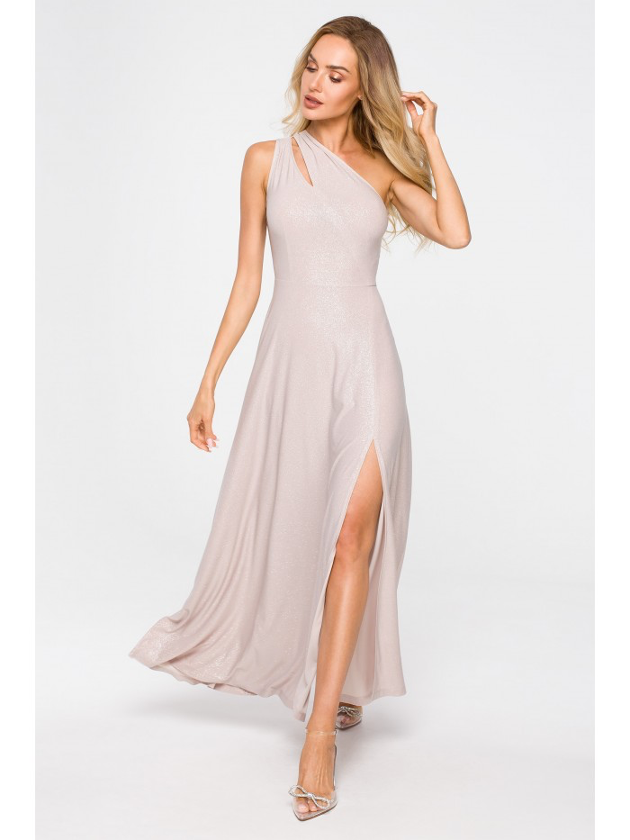 Evening Dress with Slit – Formal Party Gown