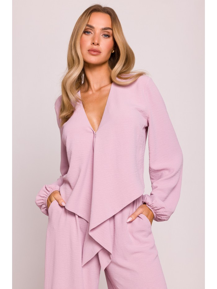 Tailored Blouse with Modern Fit – Women’s Elegant Office Jacket