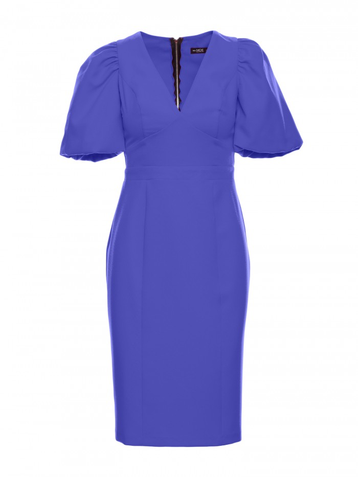 Structured Fitted Day Dress – Modern Office and Event Look
