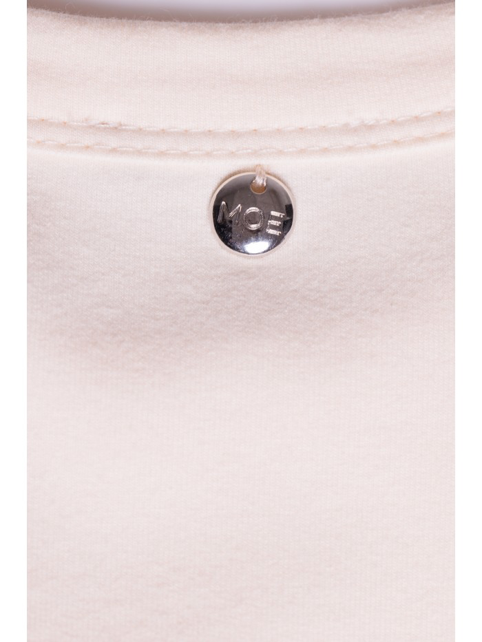 Sleeveless Maxi Dress: Oversized Knit with Shoulder Pads - Made in EU