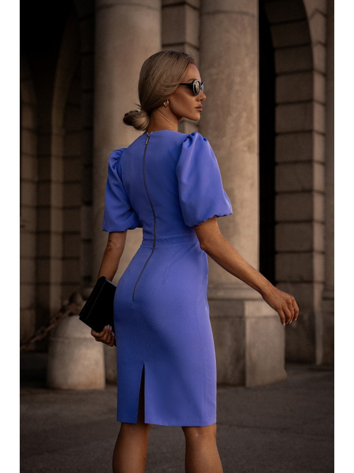 Structured Fitted Day Dress – Modern Office and Event Look