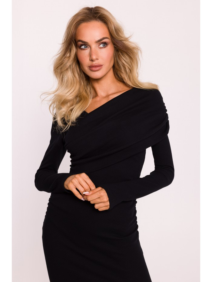Classic Knit Day Dress – Perfect for Work and Weekend Wear