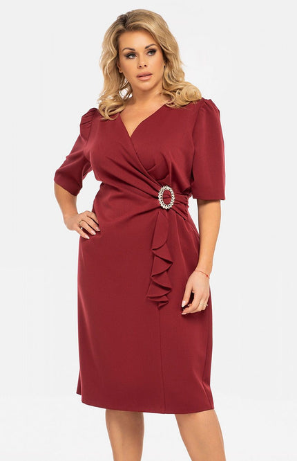  Plus size dress model 191376 Karko 