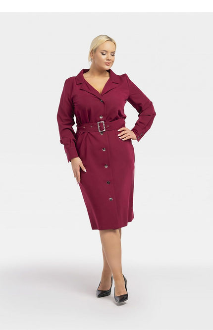  Plus size dress model 193902 Karko 