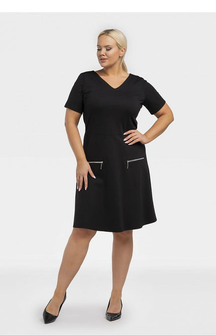  Plus size dress model 195021 Karko 