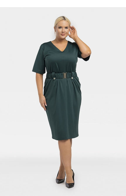  Plus size dress model 195023 Karko 