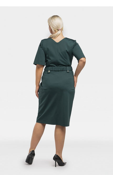  Plus size dress model 195023 Karko 