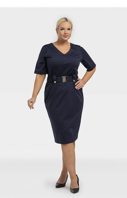  Plus size dress model 195024 Karko 