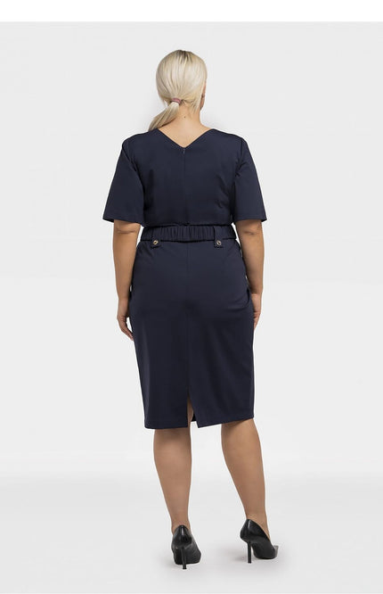  Plus size dress model 195024 Karko 