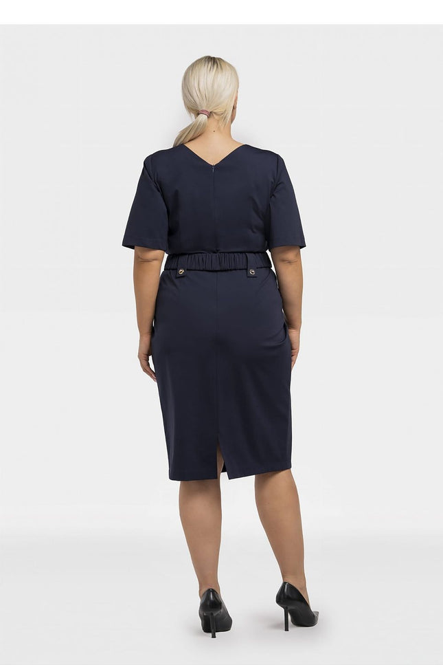  Plus size dress model 195024 Karko 