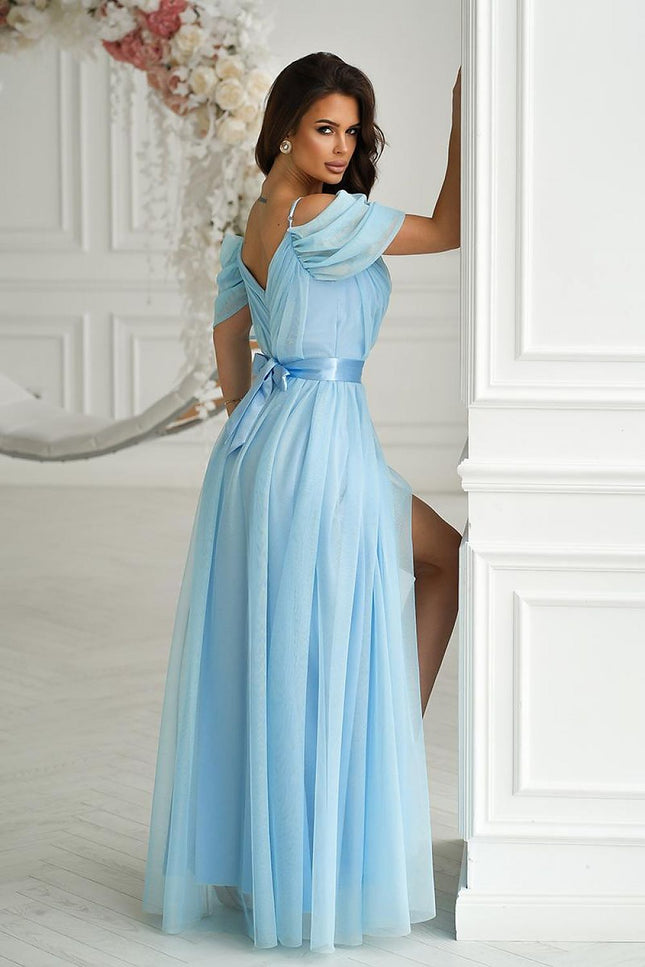  Long dress model 196093 Bicotone 