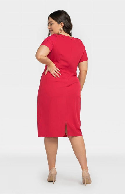  Plus size dress model 196866 Karko 