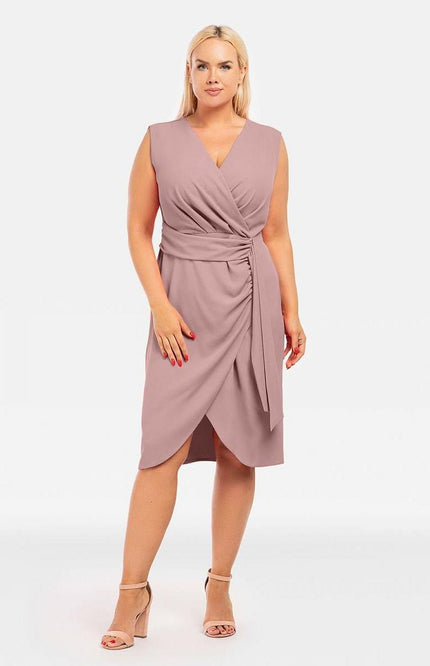  Plus size dress model 196872 Karko 