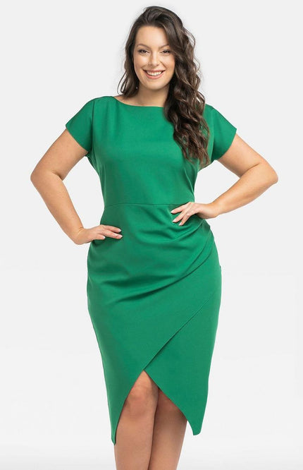  Plus size dress model 196873 Karko 