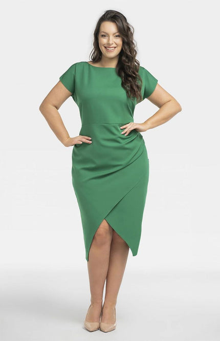  Plus size dress model 196873 Karko 