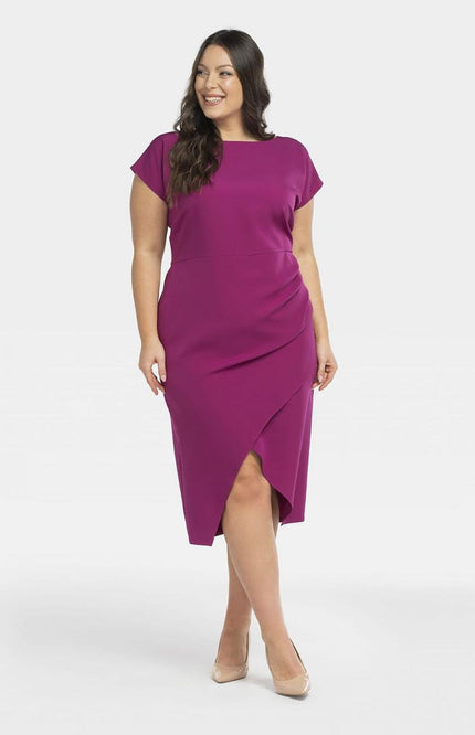  Plus size dress model 196874 Karko 