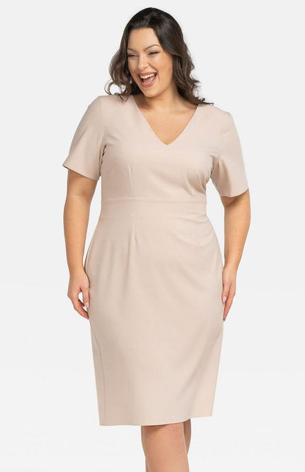  Plus size dress model 196879 Karko 