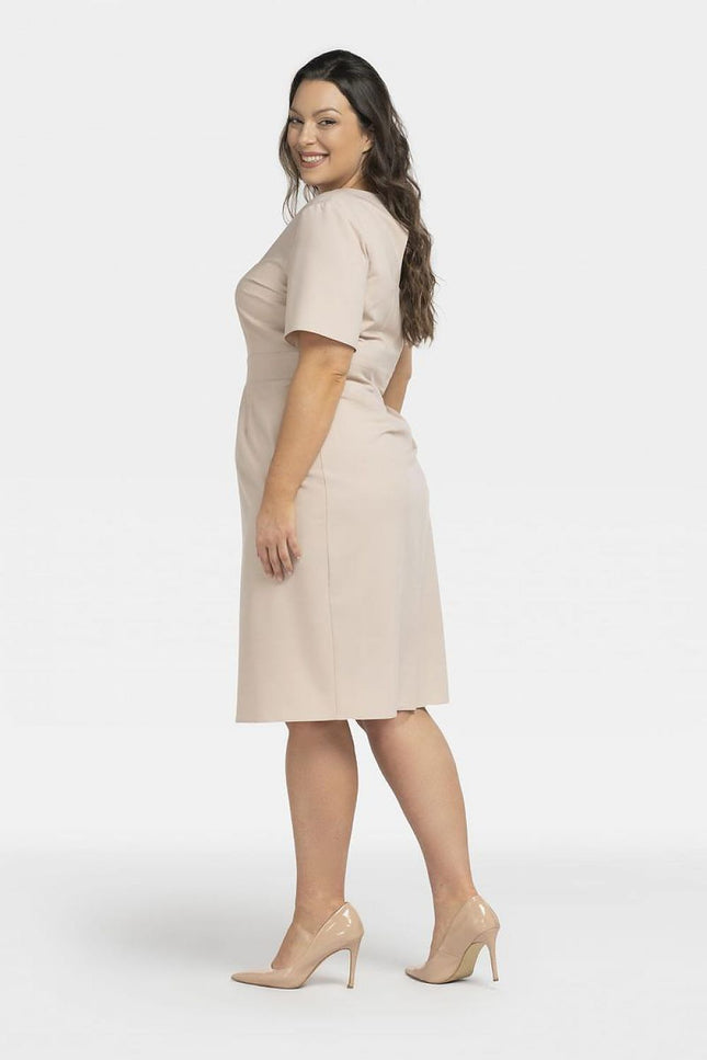  Plus size dress model 196879 Karko 