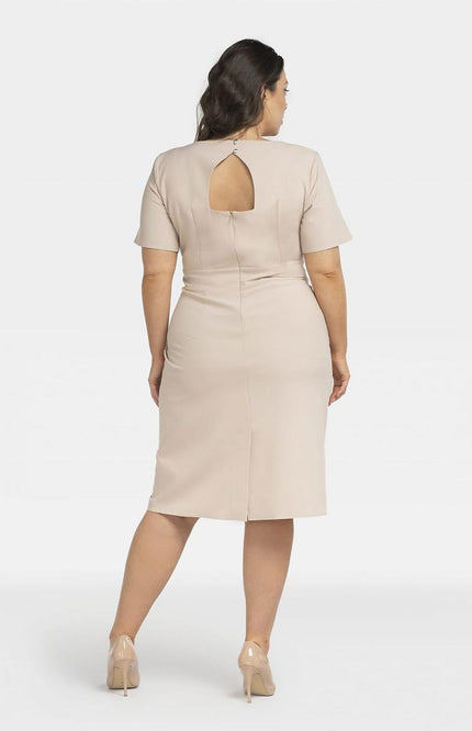  Plus size dress model 196879 Karko 