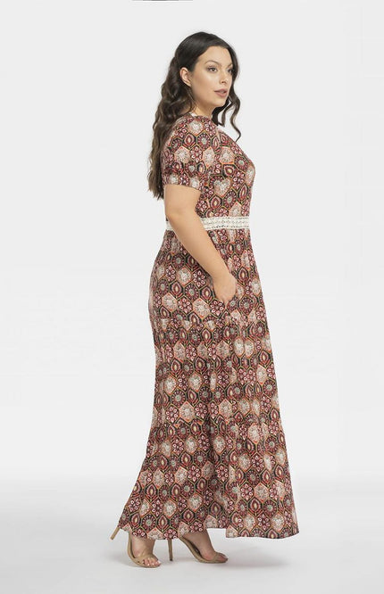  Plus size dress model 196882 Karko 