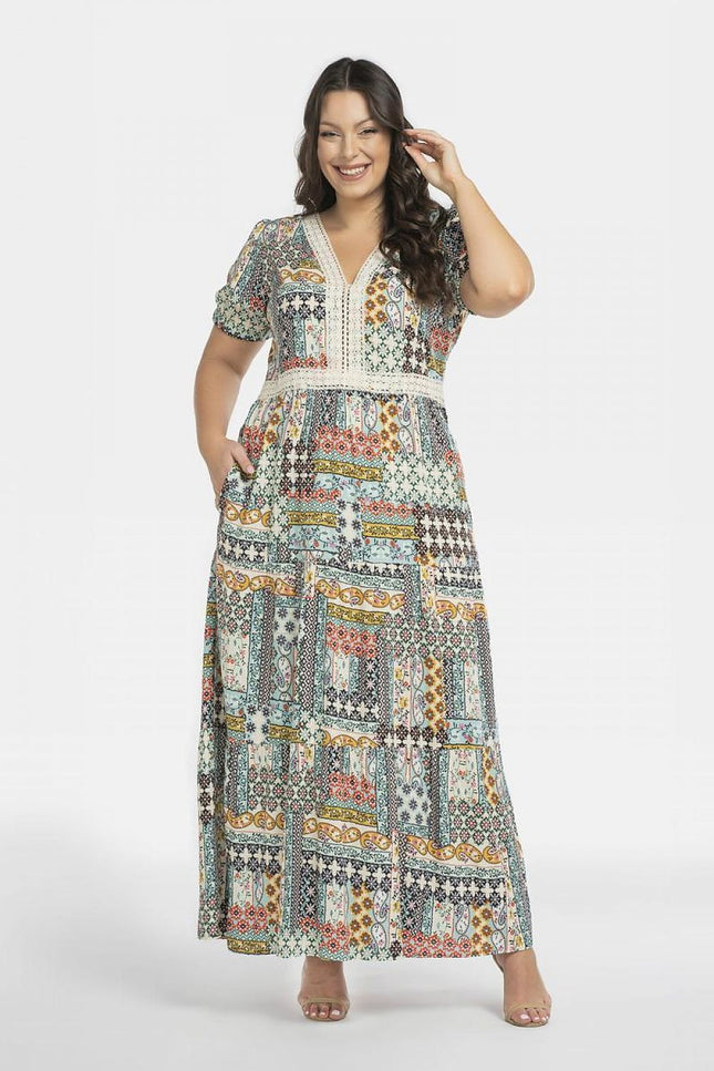  Plus size dress model 196883 Karko 