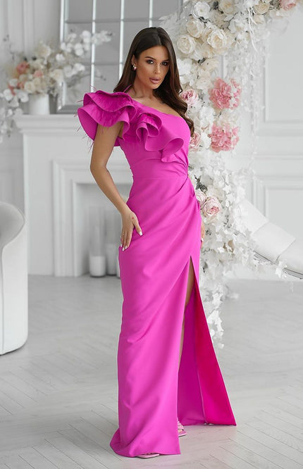  Long dress model 197547 Bicotone 