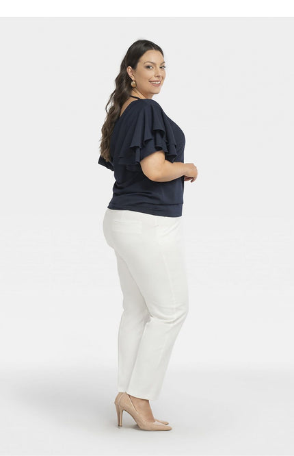  Plus size blouse model 198327 Karko 