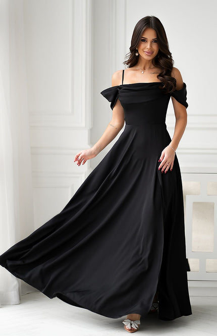  Long dress model 203758 Bicotone 