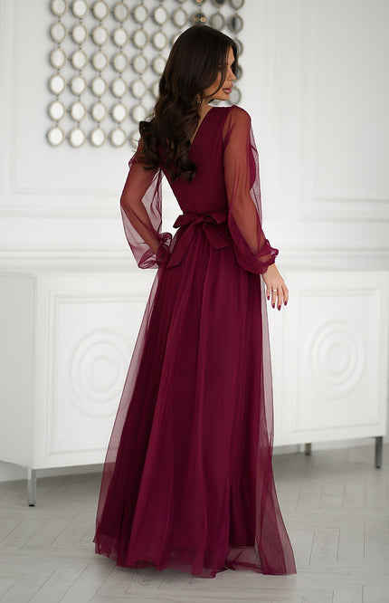  Long dress model 203762 Bicotone 