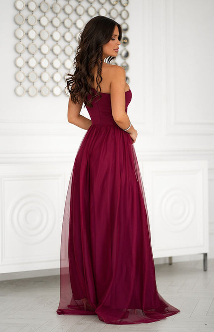  Long dress model 204862 Bicotone 