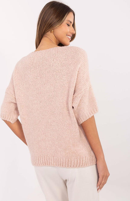  Short sleeve sweater model 206715 Italy Moda 