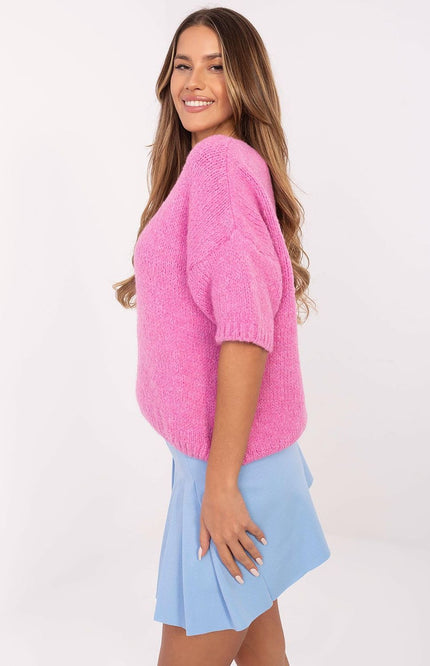  Short sleeve sweater model 206738 Italy Moda 