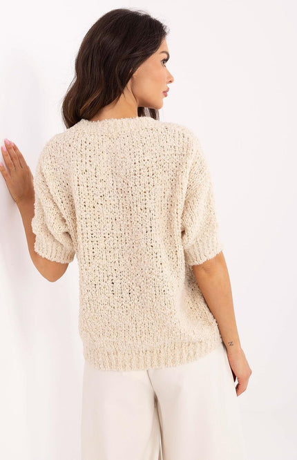  Short sleeve sweater model 206944 Italy Moda 