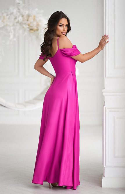  Long dress model 208195 Bicotone 