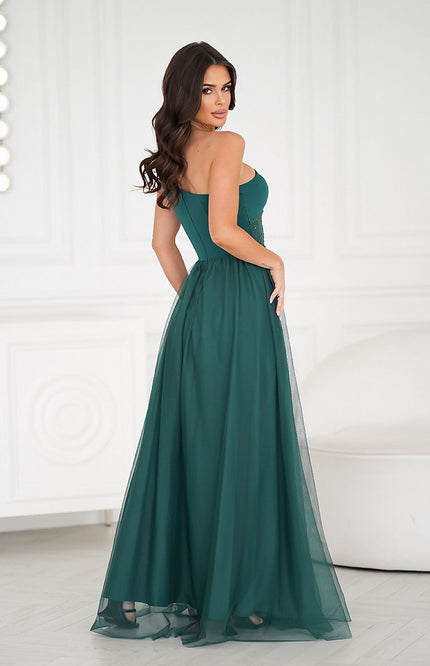  Long dress model 208533 Bicotone 