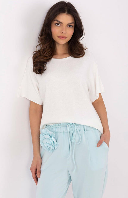  Short sleeve sweater model 209984 Italy Moda 