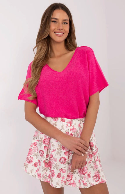  Short sleeve sweater model 209993 Italy Moda 