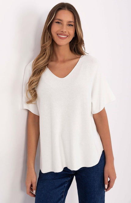  Short sleeve sweater model 209995 Italy Moda 