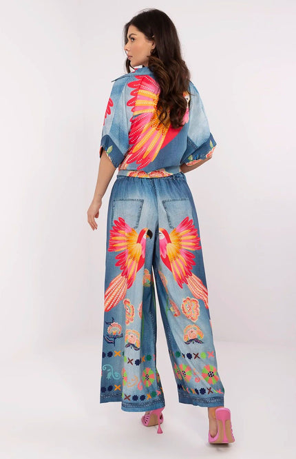  Women trousers model 210030 Italy Moda 