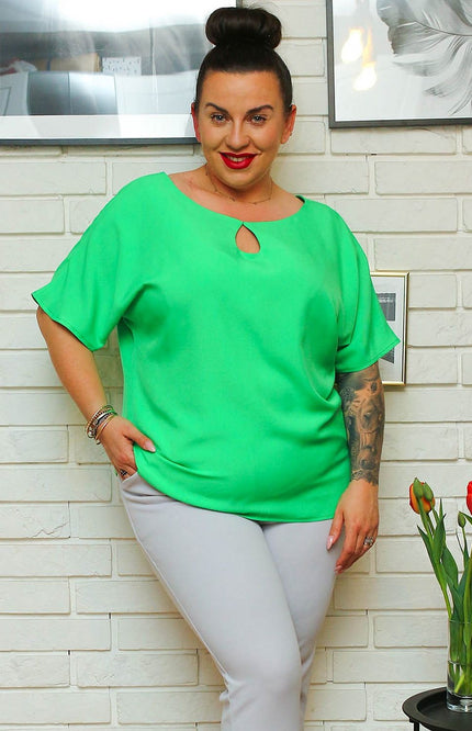  Plus size blouse model 169032 Karko 