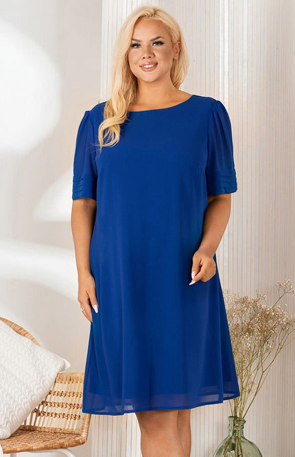  Plus size dress model 180450 Karko 