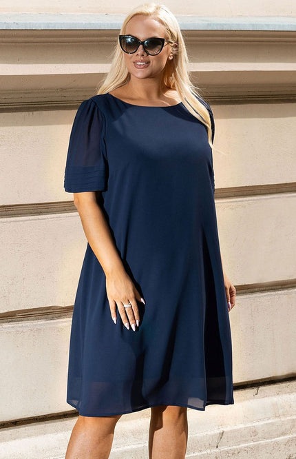  Plus size dress model 180452 Karko 